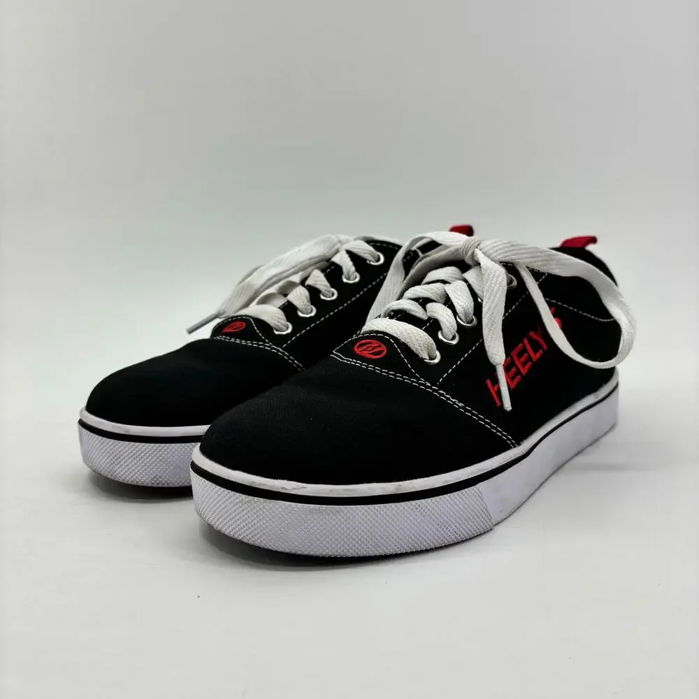 Heelys Sneakers Boys 5 Youth Black Canvas Lace Up Pro 20 / HE100757